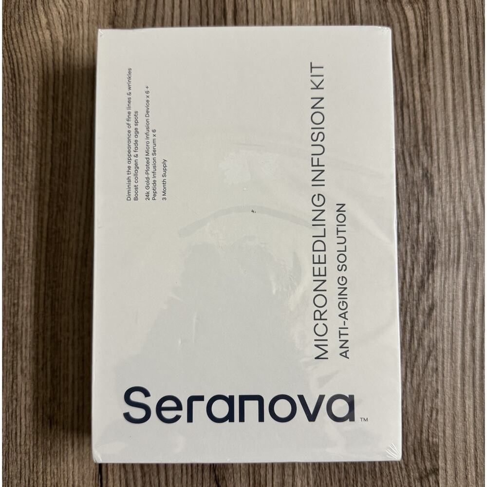 Seranova Microneedling Infusion Kit Anti Aging 3 Month Supply Exp 07/2028 Sealed - Picture 2 of 7